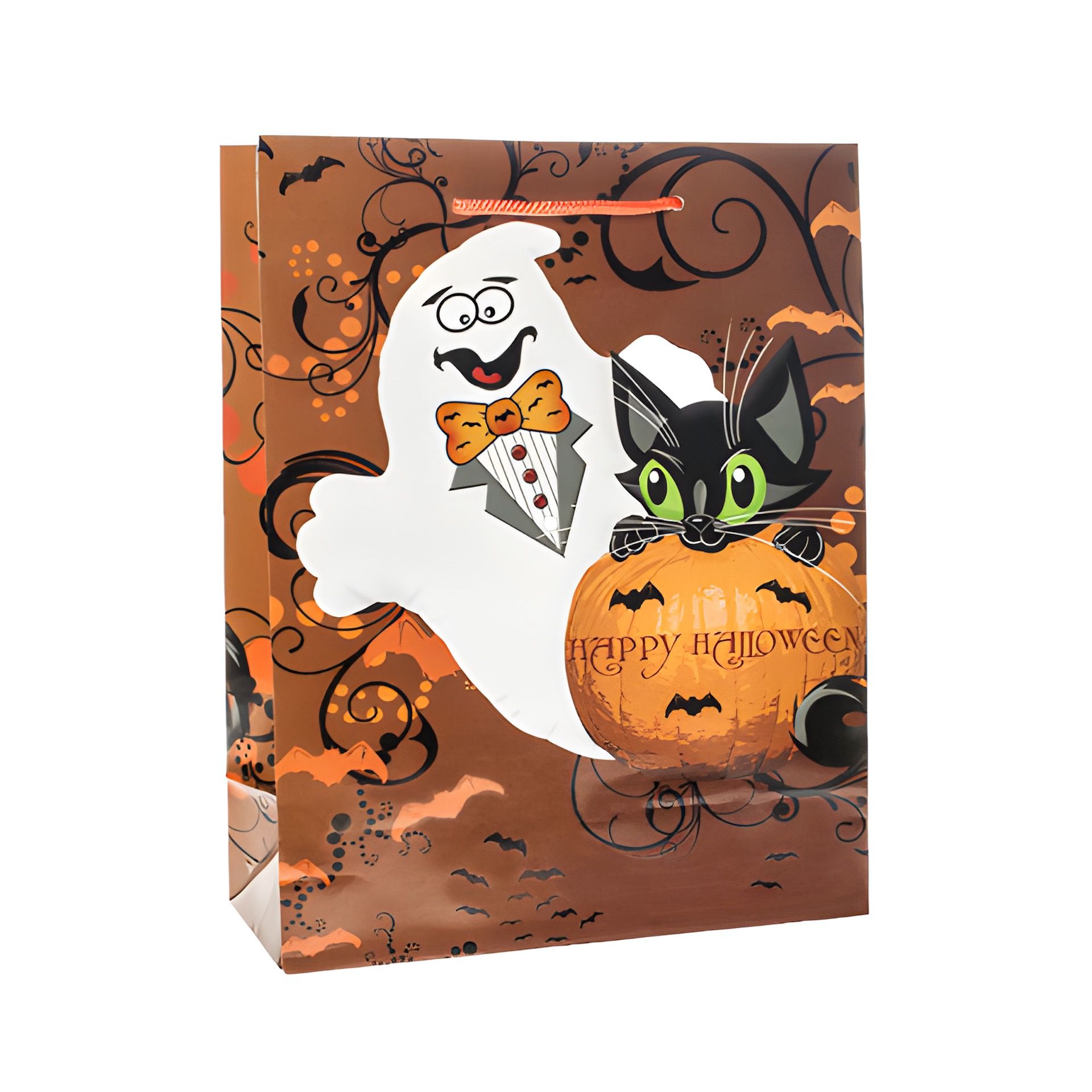 Geschenktüte 'Happy Halloween', mittel