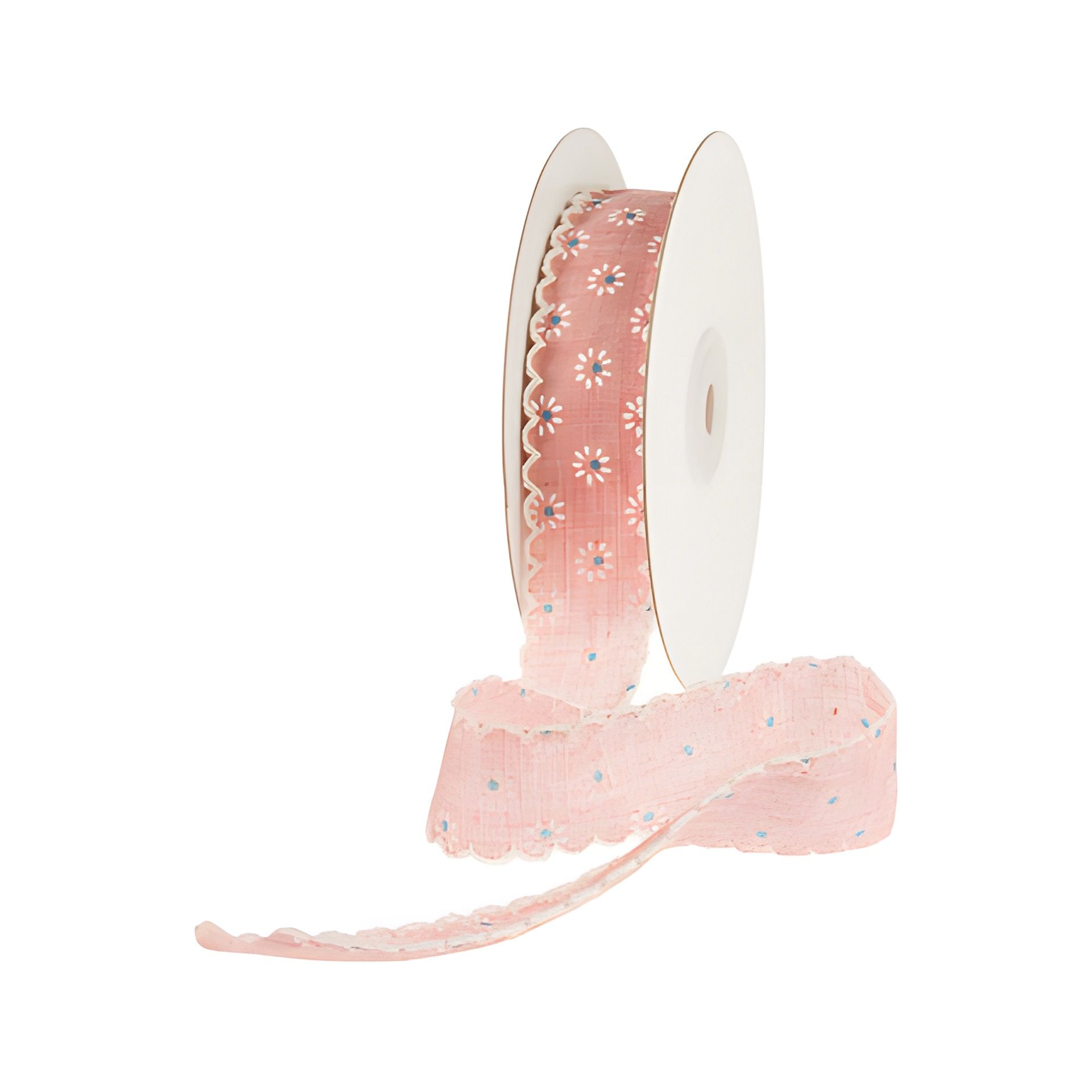 Stoffband  10 m, 25 mm altrosa
