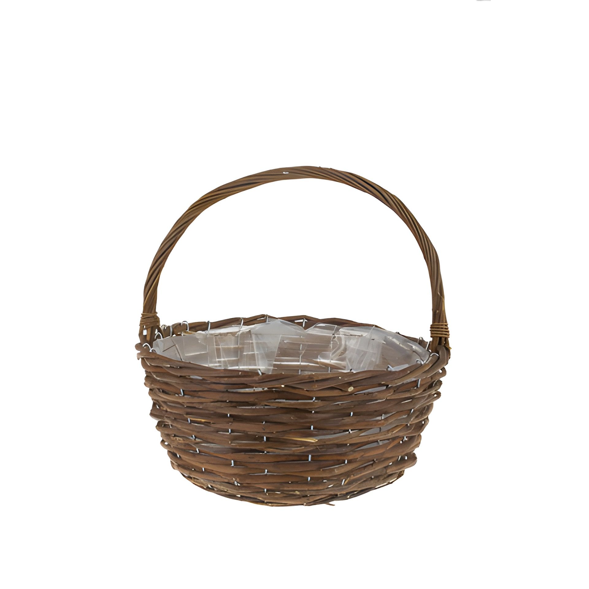 Henkel-Weidenkorb dunkel Ø 30 cm