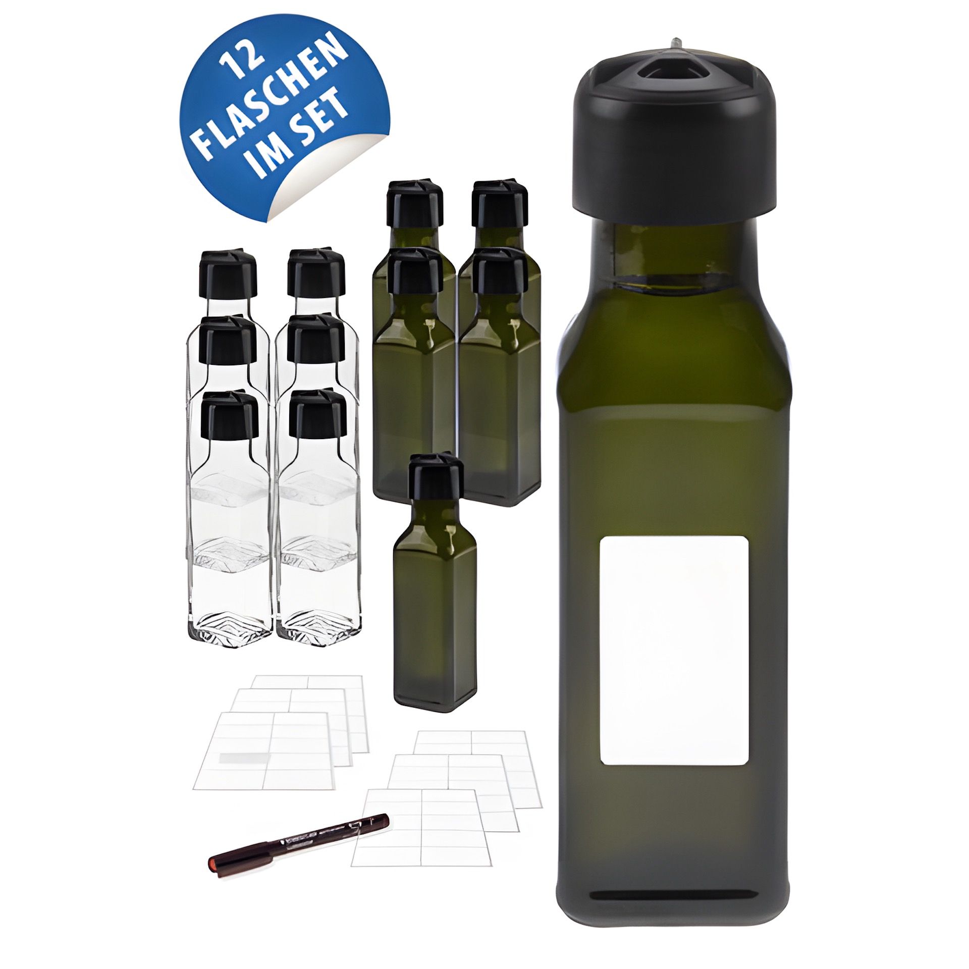 Marasca 100 ml Mix Gewürzglas, 12er Set