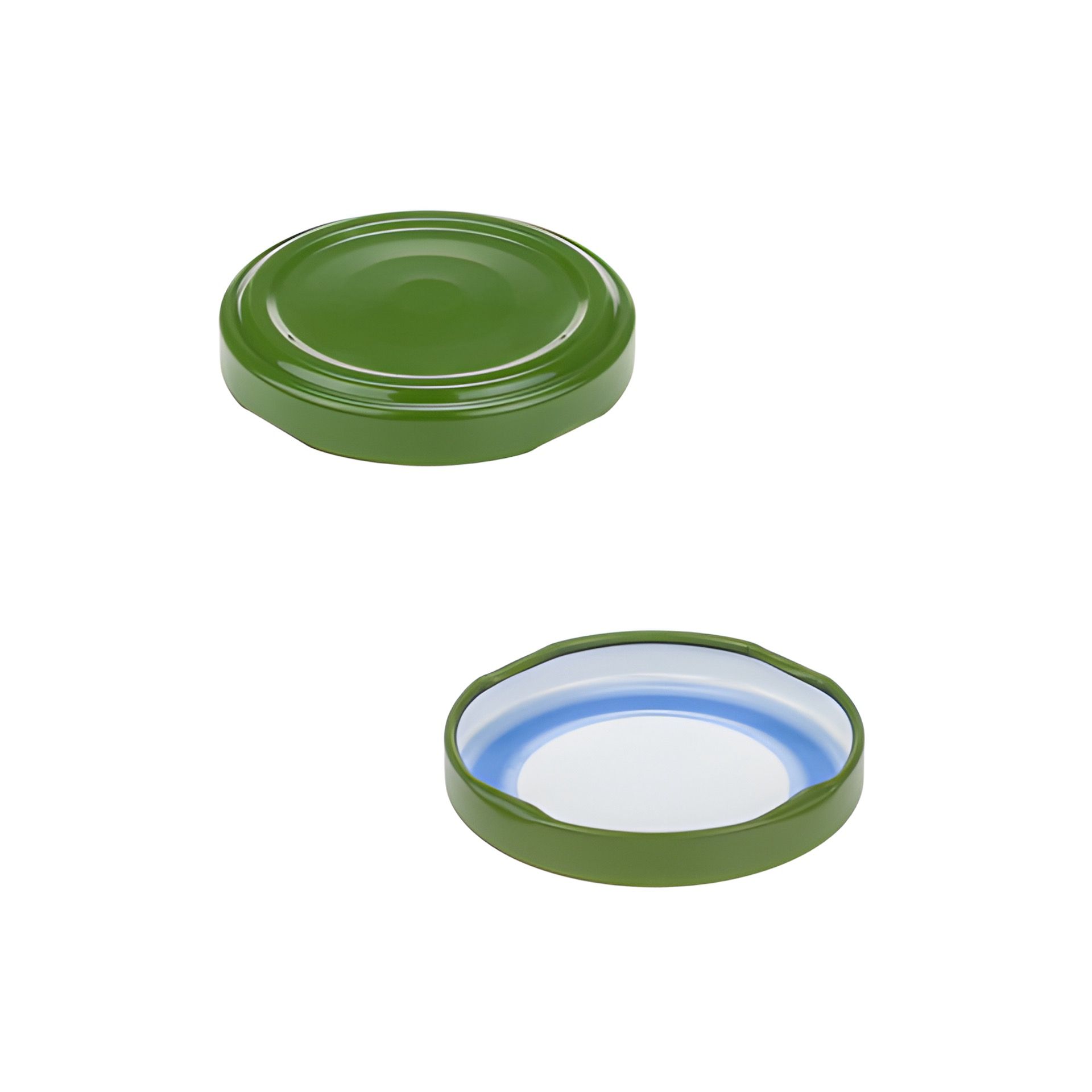 TO  53 grasgrün past. mit Button BLUESEAL