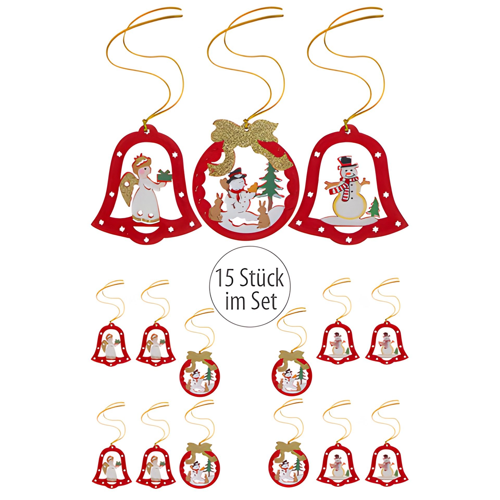 Weihnachtsanhänger Set - SUPERPREIS