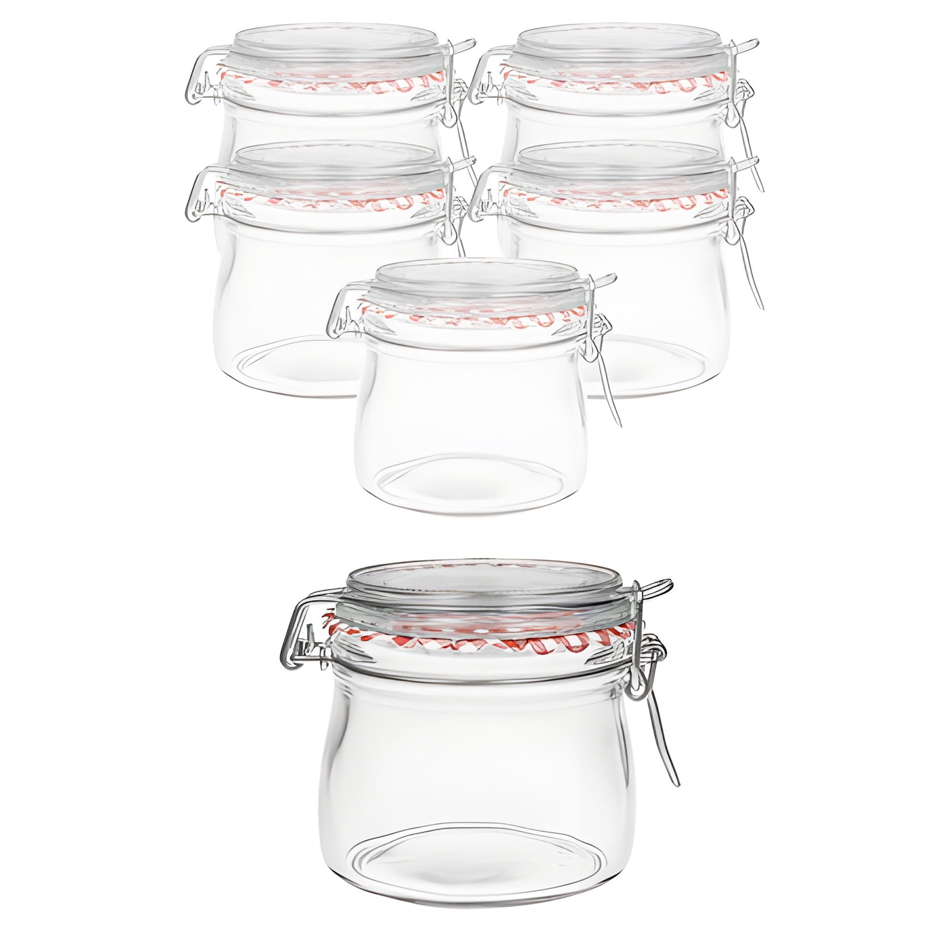 Set Bügelglas 'Ermetico'  500 ml