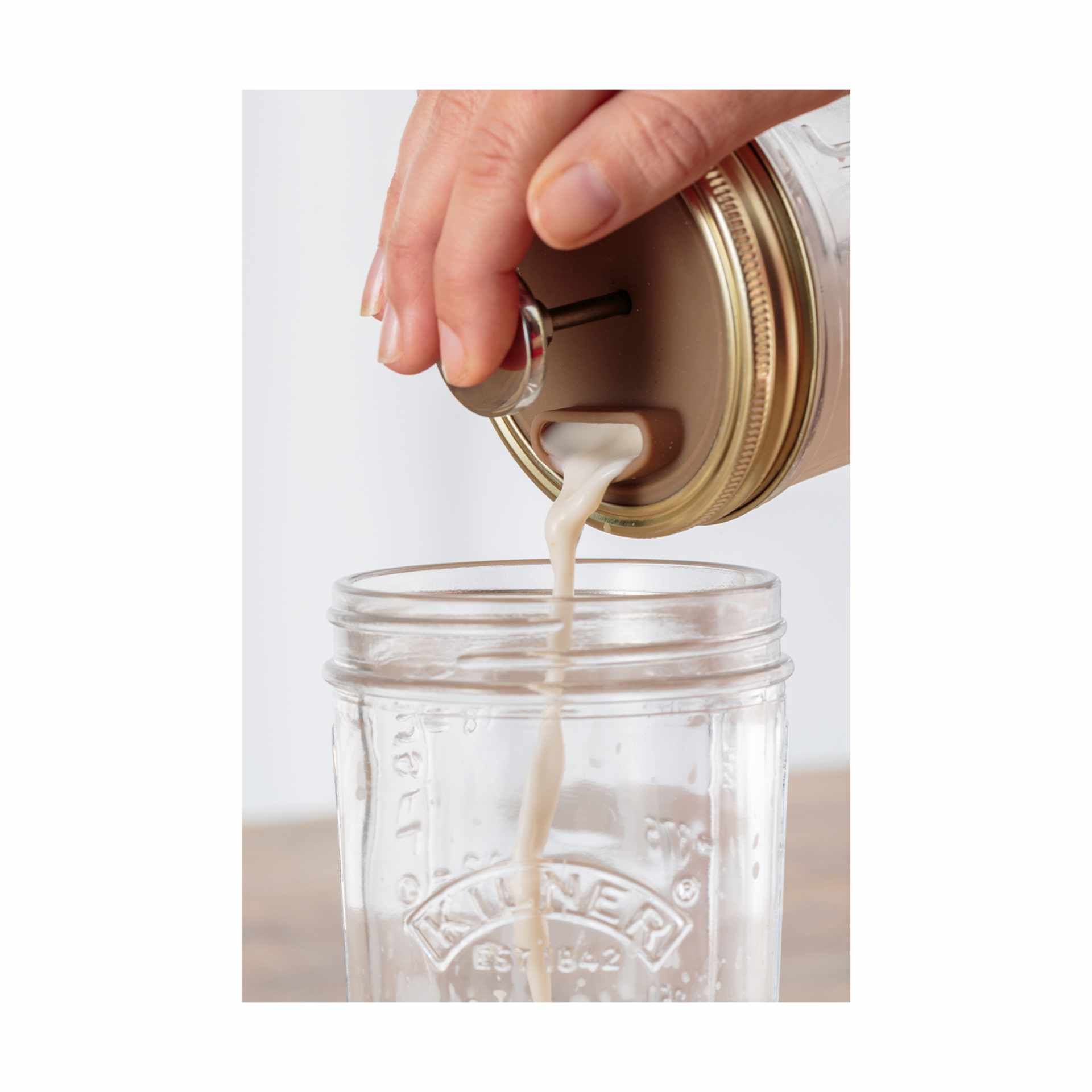 KILNER Nuss- und Pflanzenmilch Herstellungsset 500 ml