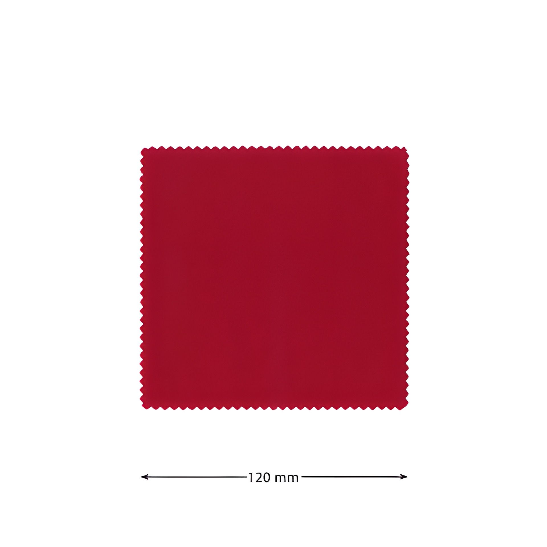 Deckchen 120 mm rot