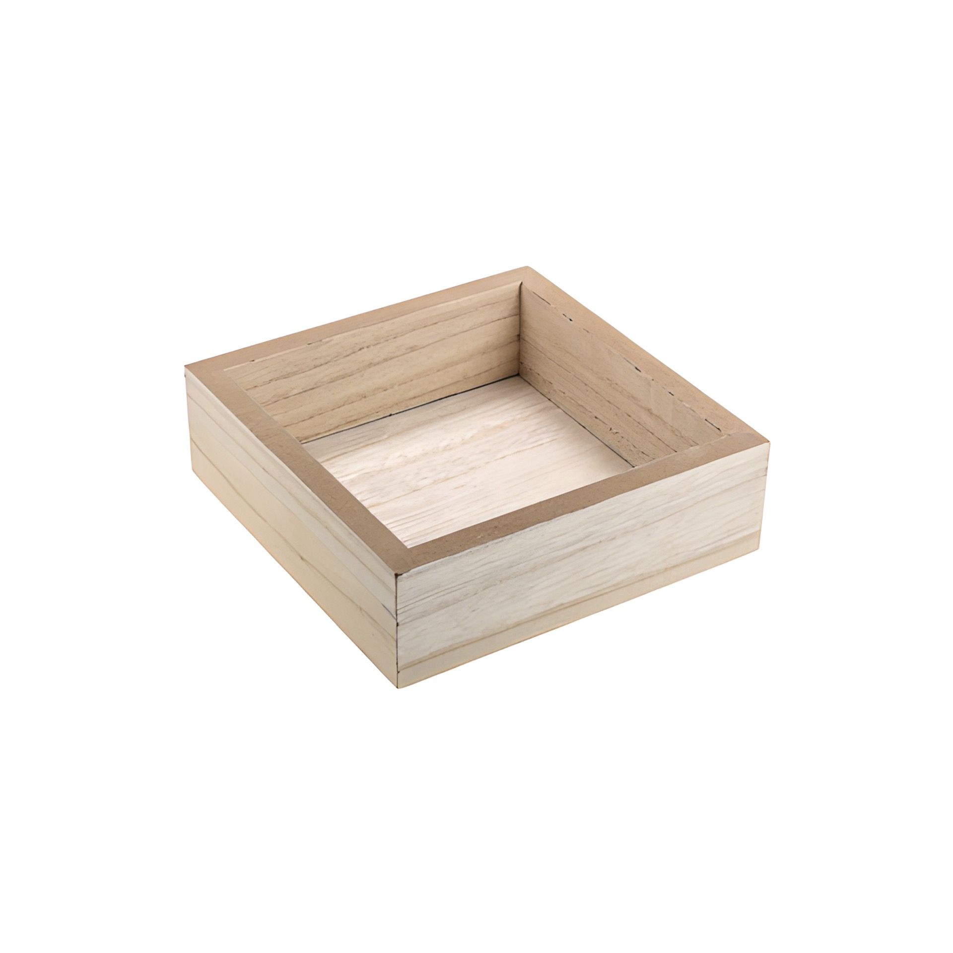 Holzkiste 17 x 17 x 5,3 cm