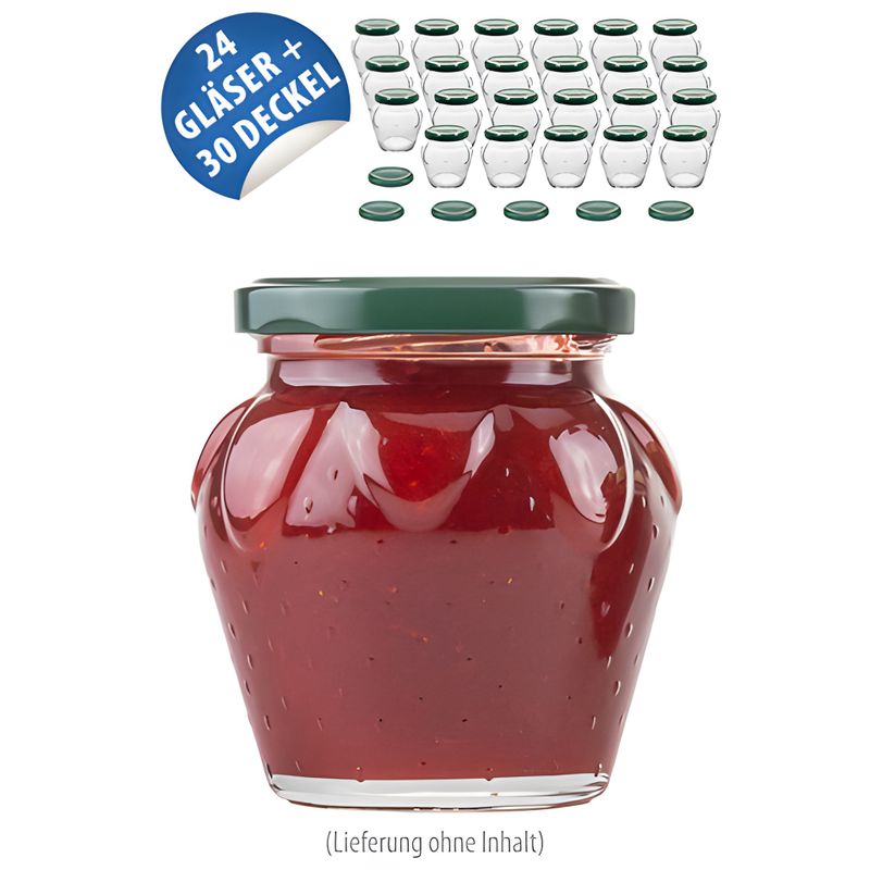 Produktbild von 12x Einmachglas-Deckel Twist-Off, 70 Mm – Universeller Metalldeckel Für Marmelade, Gewürze, Tee & Kaffee